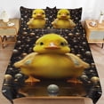 thumbnail image 2 of Q-version Funny Little Yellow Duck Bedding Set with Zipper Closure for Girls & Boys, 2 of 6