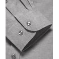 thumbnail image 3 of sogami Mens Dress Shirt For Men Oxford Long Sleeve Casual Shirt Formal Gray Dress Shirt For Men, 3 of 7