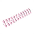 thumbnail image 1 of Vogacara 24 piezas de uñas postizas de ataúd resistentes a los arañazos de bailarina corta coloridas uñas acrílicas artificiales de color sólido DIY Juegos de manicura 7taro polvo morado Vogacara CE011412-07, 1 of 4