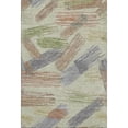 thumbnail image 2 of Addison Rugs Mayfield Premium Machine Washable Transitional Stripes Aloe Rectangle Rug, 8' X 10' Machine Washable Transitional Stripes Aloe Oversized Sherpa Throw Blanket, 2 of 7