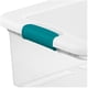 thumbnail image 5 of Caja de almacenamiento transparente con cierre de 14 litros, 5 of 6