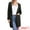 Black, variant on Long Sweater Lightweight Knit Cardigans S Khaki