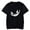 Black-HL09054, variant on Rubius Short Sleeve T-shirts Hipster Fashion Women Man TeeShirt Unisex Anchor Streetwear