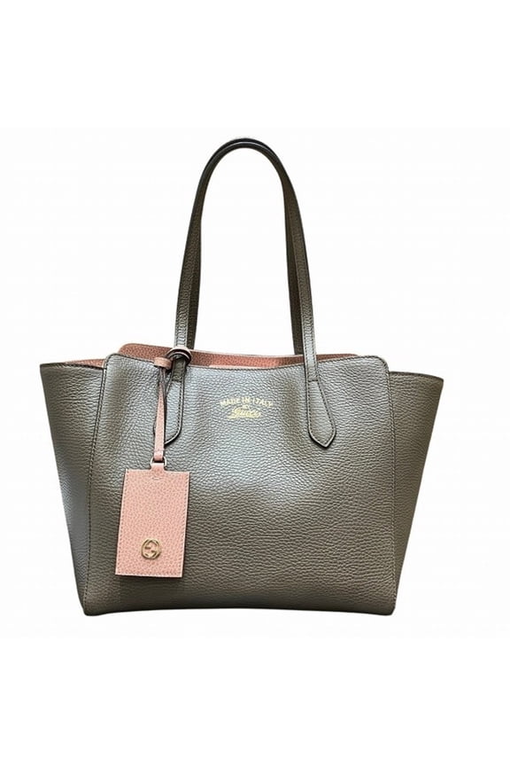 Pre-Owned Gucci Swing 354408 Leather Handbag Tote Bag for Women