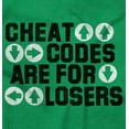 thumbnail image 2 of Cheat Codes For Losers Video Gamer Unisex Plus Fleece Graphic Hoodie Brisco Brands 5X, 2 of 5