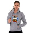 thumbnail image 4 of Airbrushed Tootsie Roll Pop Mascot Unisex Plus Size Hoodie Brisco Brands 2X, 4 of 5