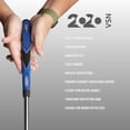 thumbnail image 5 of NEW Winn Vision VSN Midsize Black/Blue Pistol Putter Grip 68WV-BLB, 5 of 5