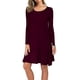 thumbnail image 2 of Vestidos casuales de manga larga con bolsillos para mujer Adepaton LRWJ1046-37, 2 of 7