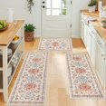 Farmhouse Kitchen Rugs Sets of 3, Kitchen Runner Rugs Non Slip Washable