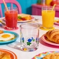 thumbnail image 2 of Embossed Polka Dot Glass, Vintage Style Gold Rim Drinking Glass, 1 PC for Easter Spring Kitchen, 2 of 7