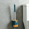 thumbnail image 2 of Rbaofujie Bathroom Cleaning Brush Wall Mounted Toilet Brush With No Dead Corners For Toilet Cleaning, Household Cleaning, Long Handle Brush Toilet Cleaning Brush Blue, 2 of 6