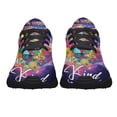 thumbnail image 5 of In A World You Can Be Anything Be Kind Shoes Sneakers for Women Men Black Size 3.5, 5 of 7