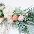 thumbnail image 4 of verde artificial Flor boda Fondo Jardín Corona colgante coración floral con para la cumpleaños boda Macarena arco flores, 4 of 7