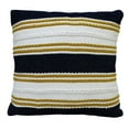 thumbnail image 3 of Blue 18"x18" Indoor Outdoor Pillow with Braid for sofa, 3 of 3