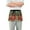 Christmas Themed Snowflakes, variant on Server Apron with 3 Pockets Waterproof Waitress Waist Short Apron for Man Woman Colorful Plants and Squares 12 Inches