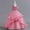 Pink, variant on Herrnalise Little Girl's Sequin Sleeveless Mesh Princess Dress Party Ball Gown for Wedding Party，4-14 Years