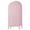 Pink Beige, variant on 7.2FT Arch Backdrop Covers, Sage Green Striped Wedding Arch Cover Stretchy, Modern Simple Farmhouse Beige Chiara Arches Backdrop Stand Covers for Birthday Baby Shower Party Banquet Decor