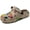 Khaki, variant on Men’s Color Splash EVA Clogs – Lightweight Breathable Slip On Garden Shoes with Adjustable Strap, Waterproof Anti-Slip Summer Sandals for Beach, Yard, and Everyday Wear