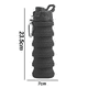 thumbnail image 2 of Botella de agua plegable de silicona para niños - Botella de agua para viajes de senderismo Taza plegable portátil Adepaton CPB-US-CJZ575-4, 2 of 5