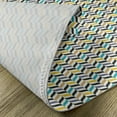 thumbnail image 5 of Ambesonne Chevron Place Mats Set of 4, Vertical Herrigbone, Standard Size, Multicolor, 5 of 6