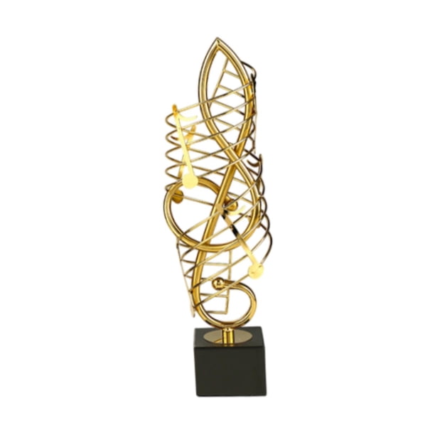 Adorno de nota musical creativo para mesa, centro de mesa, colección decorativa, figura de nota musical para decoración de escritorio de sala de estar M