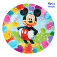 thumbnail image 1 of New Disney Mickey Mouse Children Birthday Hat Party Cake Decoration Plates Napkin Fork Disposable Tableware Baby Shower Supplies Gao Jinjia LED, 1 of 2