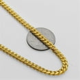 thumbnail image 5 of LOVEBLING 14K Yellow Gold 5mm Solid Miami Cuban Necklace with Secure Box Lock (28 inch), 5 of 6