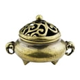 thumbnail image 2 of de incienso,Quemador de incienso Cascada ,Soportes de conos de incienso de escritorio,hogar cobre Decoración Casa de Té ,Adorno de spa con soporte de cono de budismo Colco Incensario de incienso, 2 of 8
