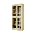 thumbnail image 6 of Palace Imports 100% Solid Wood Kitchen Pantry Storage Cabinet with Glass Doors and Adjustable Shelves, Yellow, 6 of 7