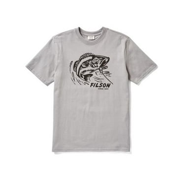 Filson Short Sleeve Outfitter Graphic T-Shirt Mens, Steeple Gray / On The Line,