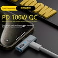 thumbnail image 3 of USB Type-C 10Gbps OTG 2-in-1 Adapter with 100W PD Charging for Steam Deck and TV, Connects USB Devices and Ensures Fast Charging, Zinc Alloy Shell, 3 of 9
