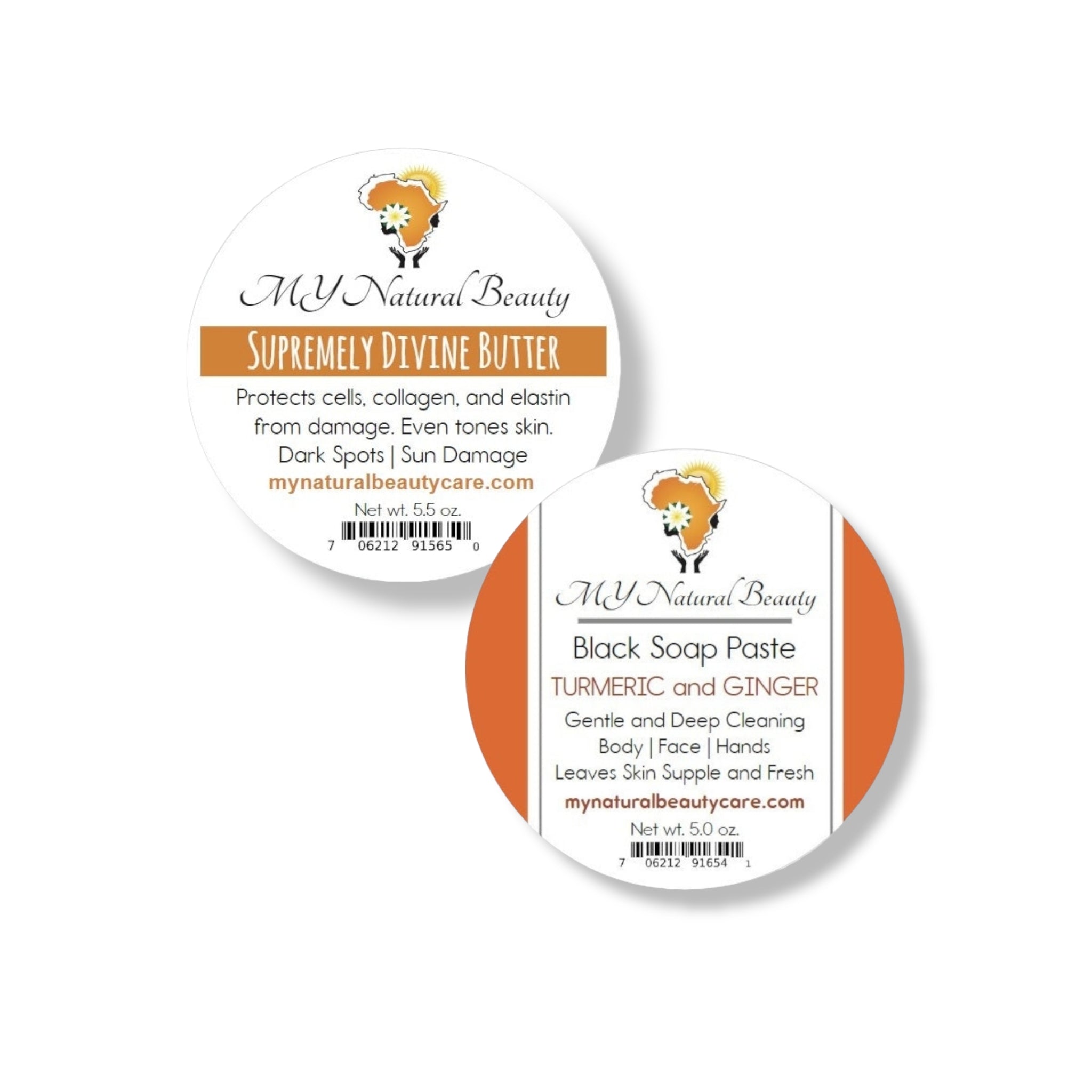 ALLNATURAL Paste Soap and Scar Repair COMBO Set TURMERIC and GINGER