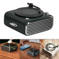 thumbnail image 3 of Haut-parleur Bluetooth Rétro Rotatif Automatique de Bureau Diffuseur d'Arôme Lecteur de Disques Vert Foncé, 3 of 6