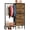CYJ-Brown, variant on Simenmax 4 Storage Dresser for Bedroom, Wide Fabric Closet Chests Organizer Tower Furniture with Wooden Top Metal Frame for Clothes, Room, Living Room, Hallway, Entryway, Black