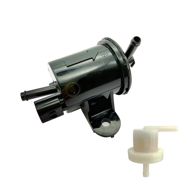 Pawee 12V Scooter Fuel Pump with Filter, Plastic Covered Copper, 0.35 oz