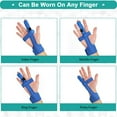 thumbnail image 4 of Attelle de Doigt Ajustable Immobilisation Gâchette Extension de Doigt Attelle de Main Support de Doigt pour Tous Soutien de Main Récupération Attelle pour Soulagement de la Douleur Arthritique, 4 of 8
