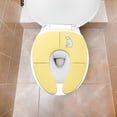 thumbnail image 4 of Asiento de inodoro plegable para niños | Anillo portátil para ir al baño de viaje para bebés y niños pequeños | Almohadilla plegable compacta para salidas, hoteles | Funda higiénica ligera | Se, 4 of 4