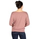 thumbnail image 3 of Jersey Simlu para mujer, jersey con hombros descubiertos, color coral, talla L, 3 of 6