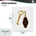 thumbnail image 4 of Stupell Industries Glam Glam Gold Key Fashion Canvas Art, 36 x 48, by Ziwei Li, 4 of 8