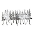 thumbnail image 2 of Winter Forest Wall Mountable Original Artwork  Silver, 2 of 6