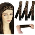 thumbnail image 1 of 3pcs 3.5cm Elastic Bands for Wigs, Lace Melting Band, Leopard Print Wig Band, Melt Band for Wigs and Baby Hair, Wig Accessories for Salon, Wigs Supplies, Edge Laying Band, 1 of 6