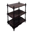 thumbnail image 1 of 26" Tall -Tier Wooden Standing Shelf, Dark Cherry finish, 1 of 2