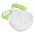 thumbnail image 3 of Juego de cuencos para triturar alimentos para bebés, cuenco largo antideslizante con mango para hacer puré de frutas y verduras, con varilla para moler, 3 of 15