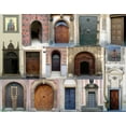 thumbnail image 2 of Christensen, Jim 24x20 Gold Ornate Wood Framed with Double Matting Museum Art Print Titled - Doors III, 2 of 4