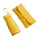 thumbnail image 1 of Mini paraguas plegable, protección solar, paraguas de viaje para playa y camping. Amarillo, 1 of 9