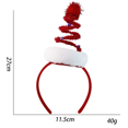 thumbnail image 2 of diademas navideñas de talla única, accesorio para el cabello para disfraces y fiestas K, 2 of 3