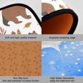 thumbnail image 3 of Dailycode 2 Pcs Kitchen Rug Set Non Slip Absorbent Soft Floor Mats for Kitchen Bathroom Bears Fall Leaf Tree 19.7"x27.6"+19.7"x47.2", 3 of 7