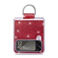 thumbnail image 3 of Allytechgroup Glitter Bling Case for Samsung Galaxy Z Flip 4, Ring Holder Slim Fit Soft TPU Anti-Scratch Bumper Shockproof Luxury Phone Case for Girls Women, Red, 3 of 11