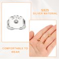 thumbnail image 3 of 8Pcs Earring Backs, 4mm S925 Silver Butterfly Shape Locking Earring Backs Replacements for Studs Posts, Silver, 3 of 6
