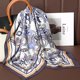 thumbnail image 1 of Bufanda cuadrada de seda satinada con estampado de lujo para mujer, pañuelo para el cuello, Hijab, cinta para el pelo, diadema, Bandana envolvente a la moda, novedad de 2023, 1 of 5